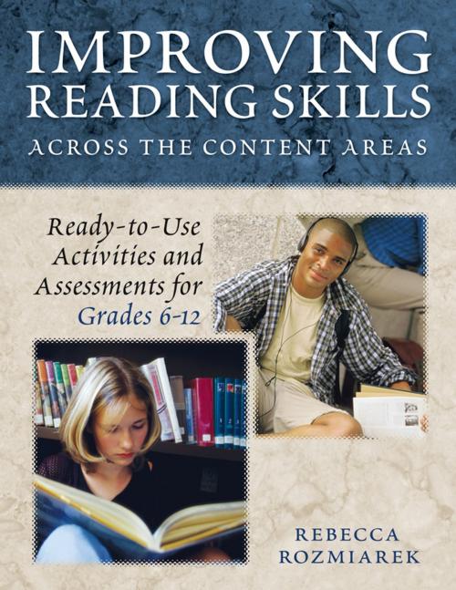 Cover of the book Improving Reading Skills Across the Content Areas by Mrs. Rebecca J. Gault, SAGE Publications