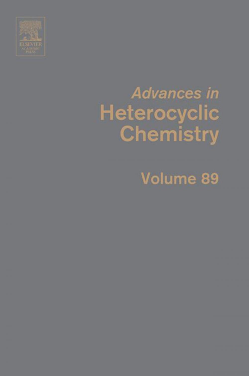 Big bigCover of Advances in Heterocyclic Chemistry