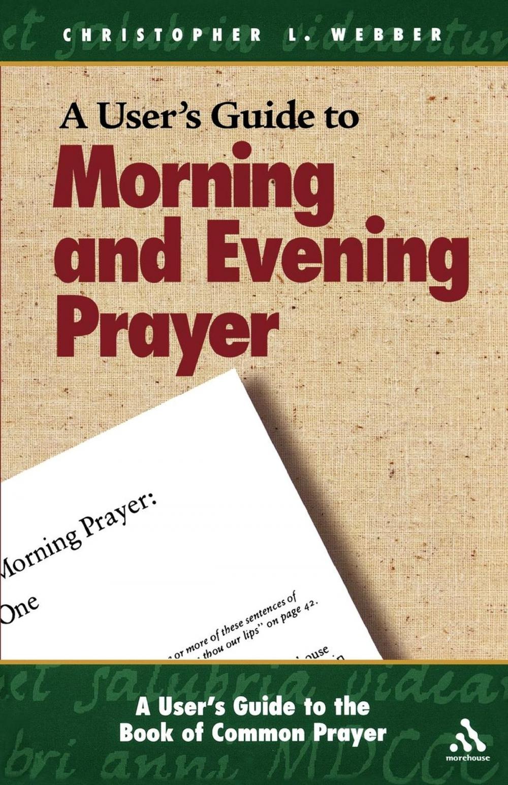 Big bigCover of A User's Guide to Morning and Evening Prayer