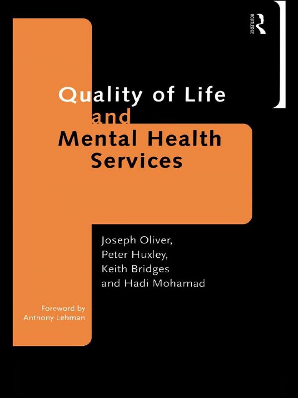 Big bigCover of Quality of Life and Mental Health Services