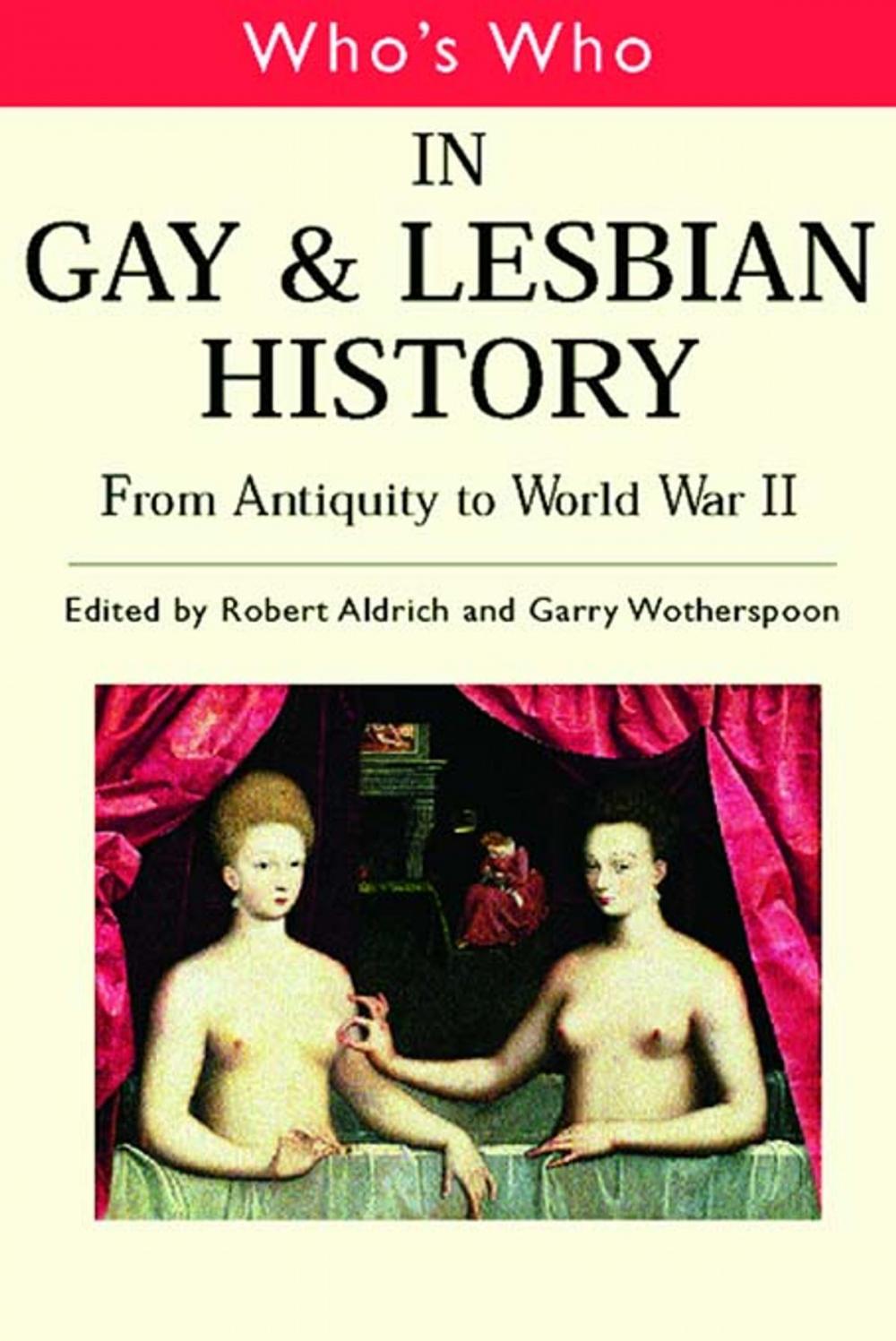 Big bigCover of Who's Who in Gay and Lesbian History Vol.1