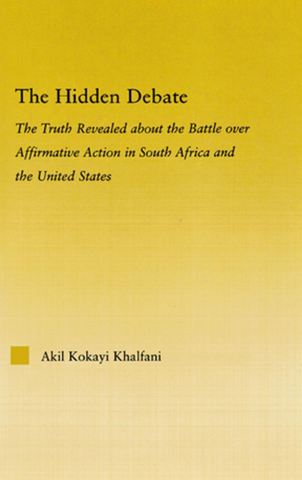 Big bigCover of The Hidden Debate