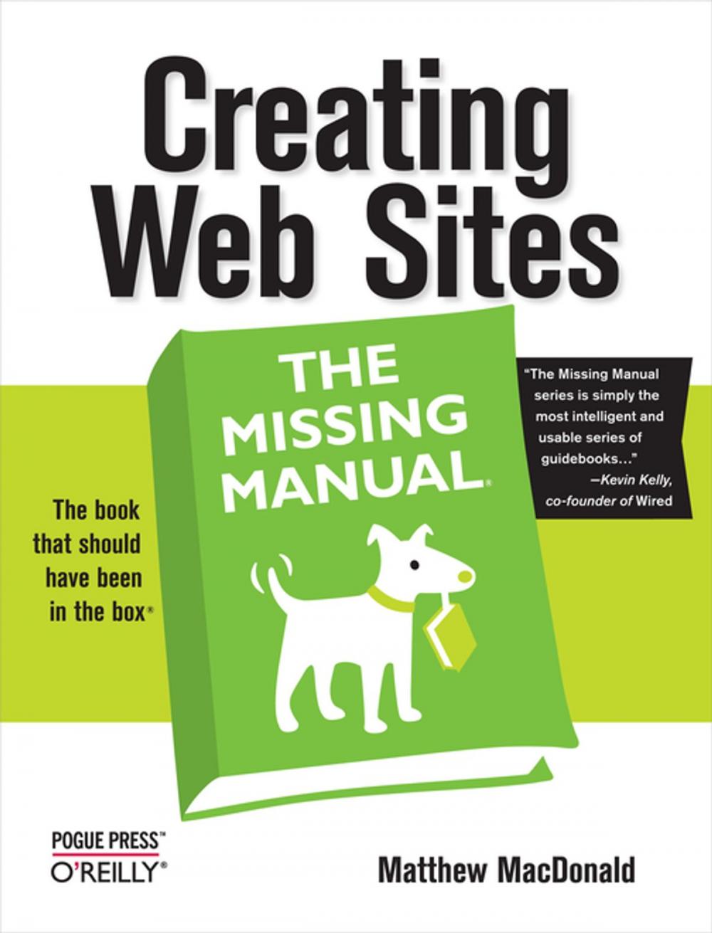 Big bigCover of Creating Web Sites: The Missing Manual