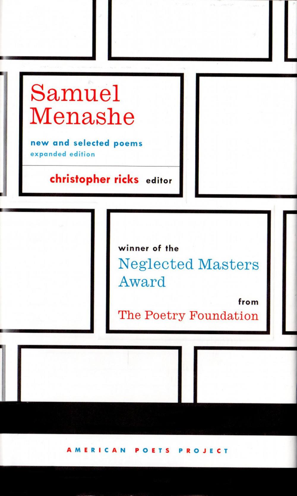 Big bigCover of Samuel Menashe: New and Selected Poems