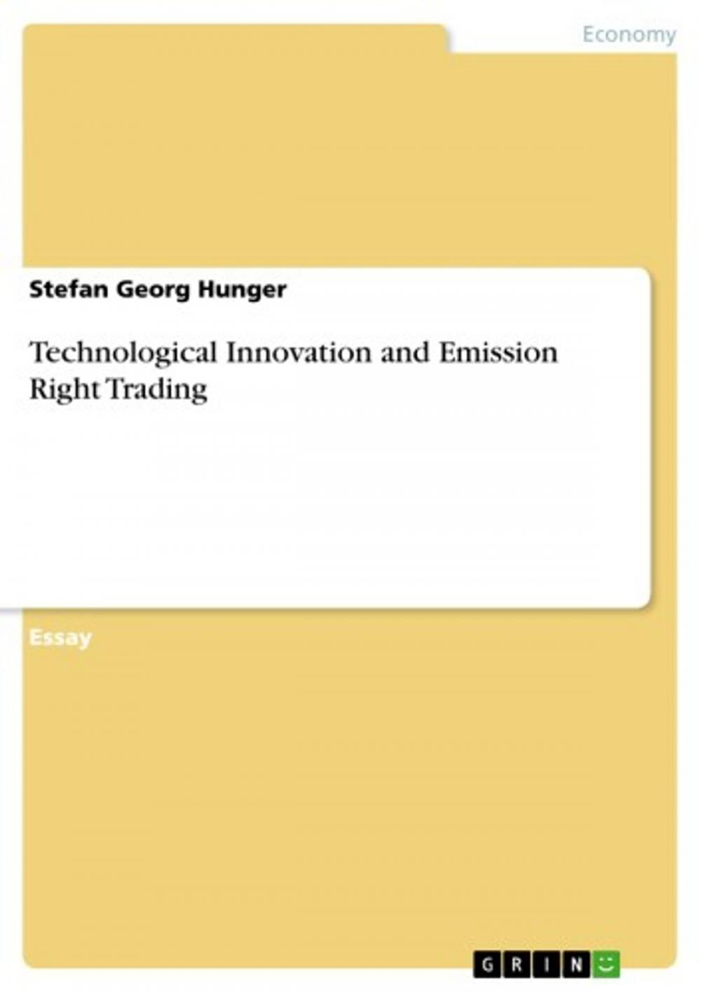 Big bigCover of Technological Innovation and Emission Right Trading