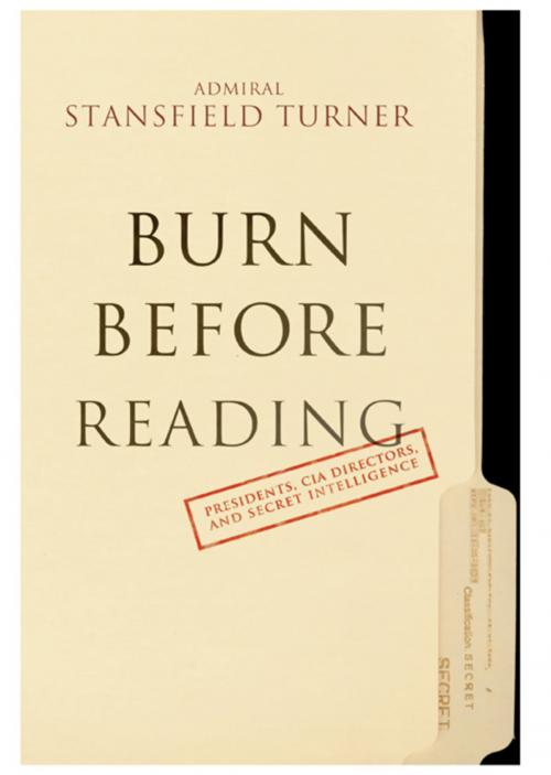 Cover of the book Burn Before Reading by Turner Stansfield, Hachette Books