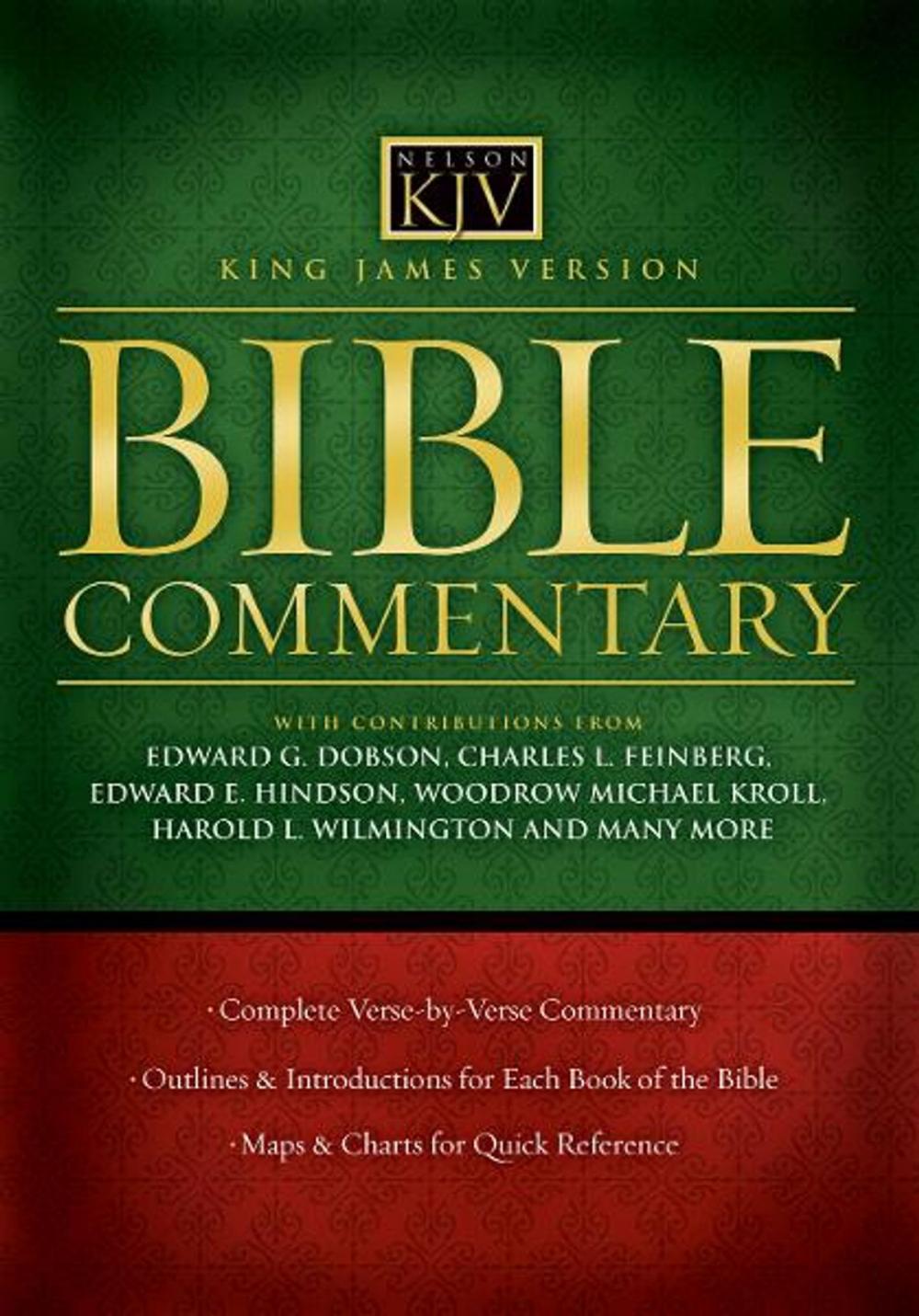 Big bigCover of King James Version Bible Commentary