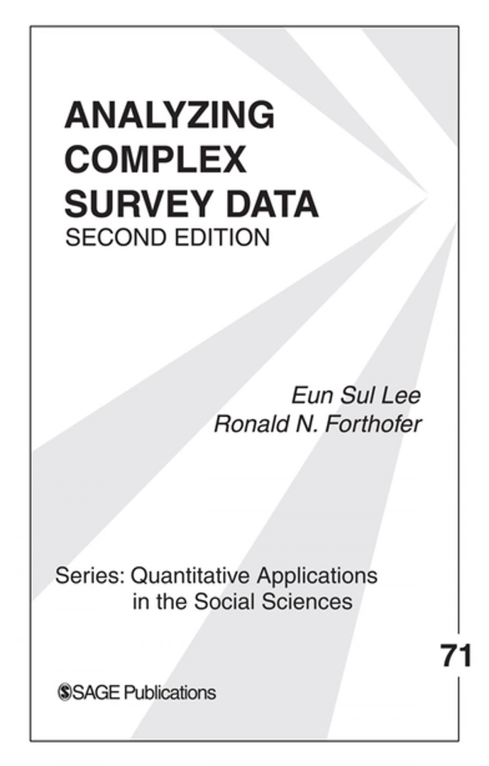 Big bigCover of Analyzing Complex Survey Data