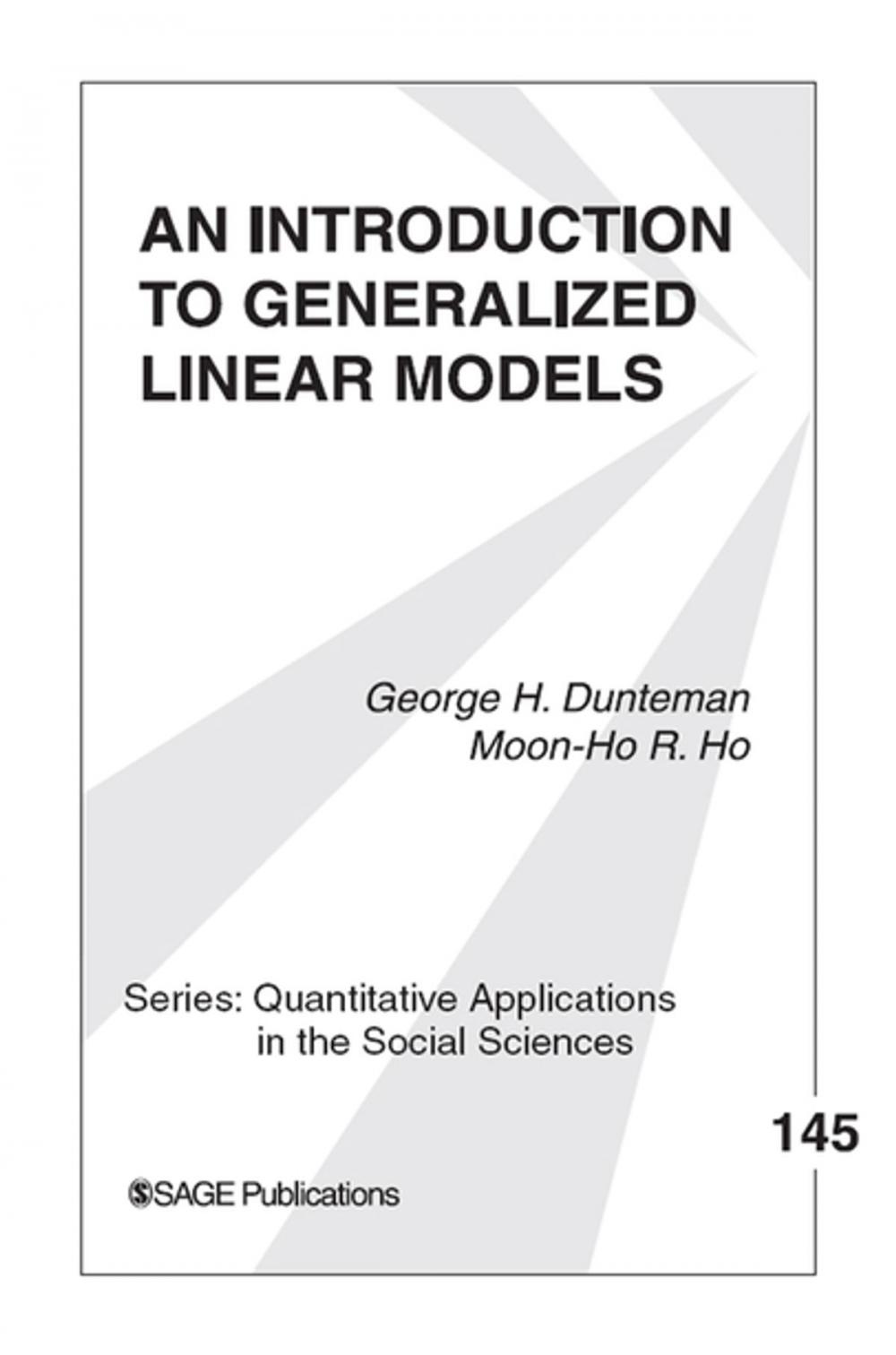 Big bigCover of An Introduction to Generalized Linear Models