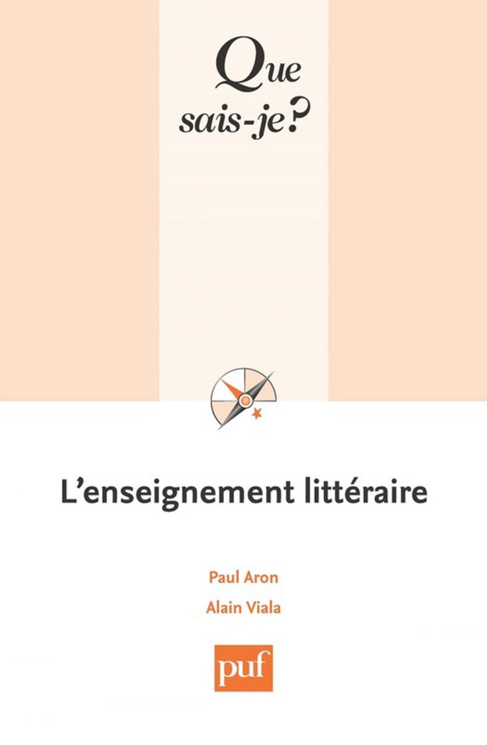 Big bigCover of L'enseignement littéraire