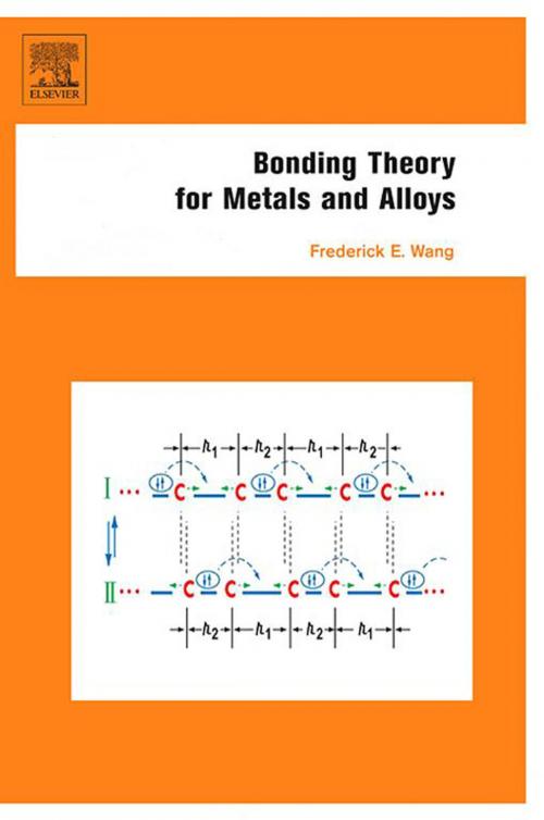 Cover of the book Bonding Theory for Metals and Alloys by Frederick E. Wang, Elsevier Science