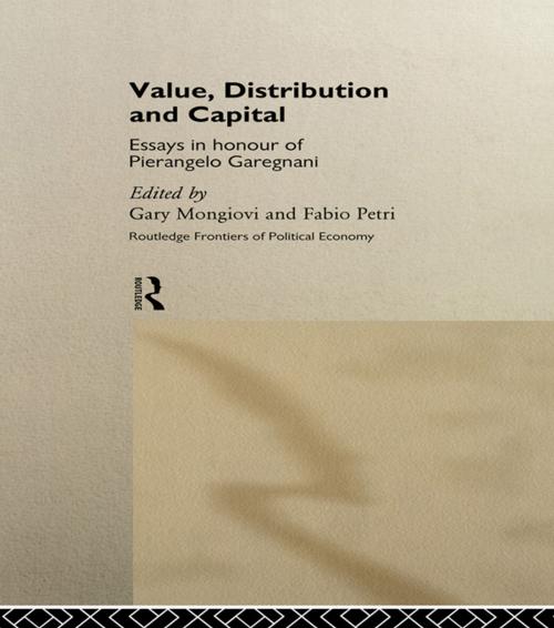 Cover of the book Value, Distribution and Capital by , Taylor and Francis