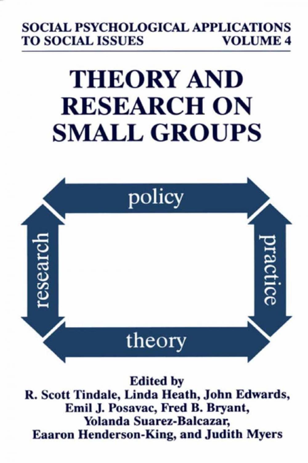 Big bigCover of Theory and Research on Small Groups