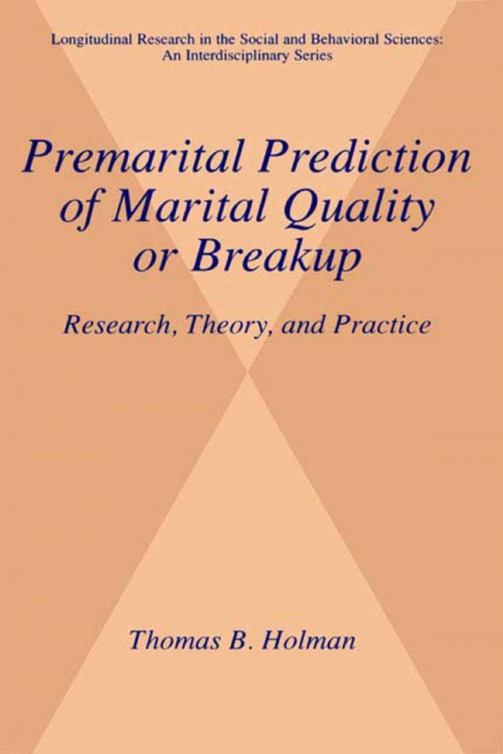 Big bigCover of Premarital Prediction of Marital Quality or Breakup