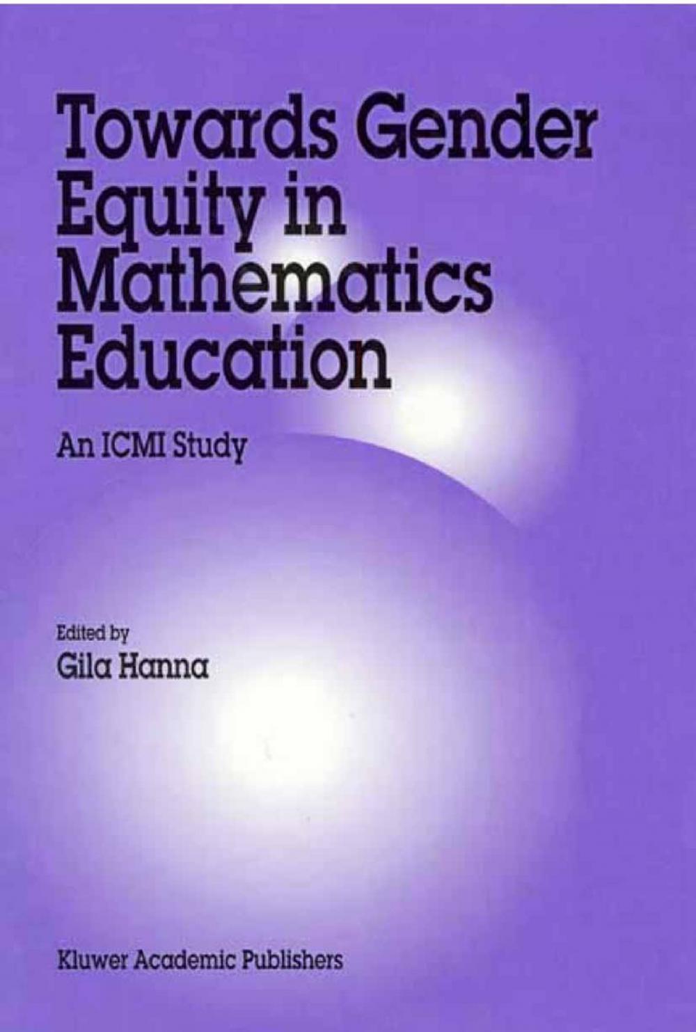 Big bigCover of Towards Gender Equity in Mathematics Education