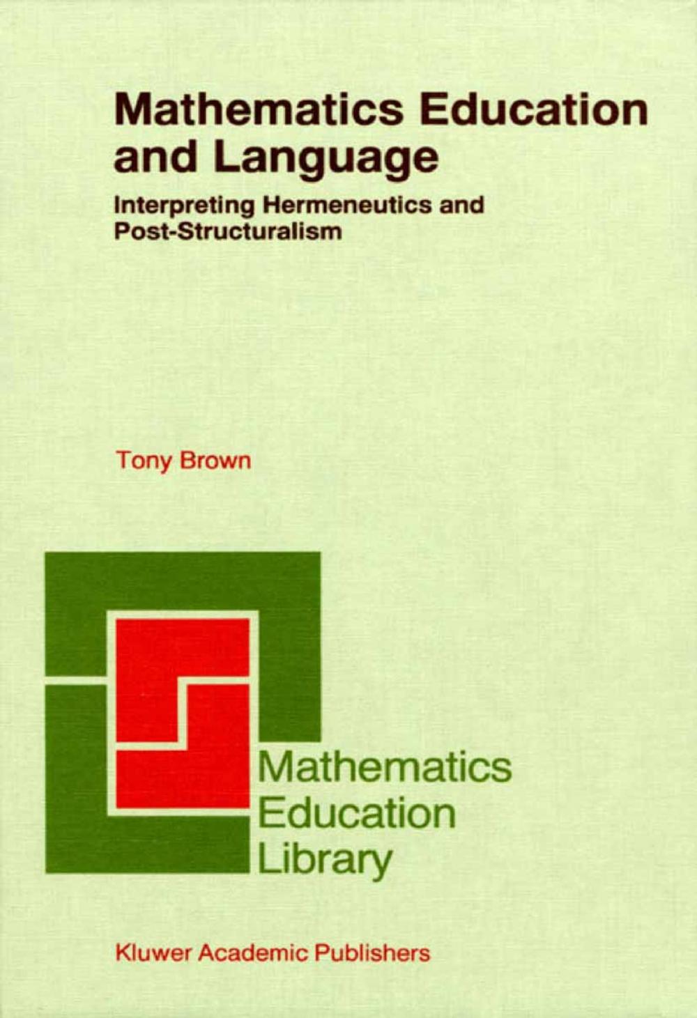 Big bigCover of Mathematics Education and Language