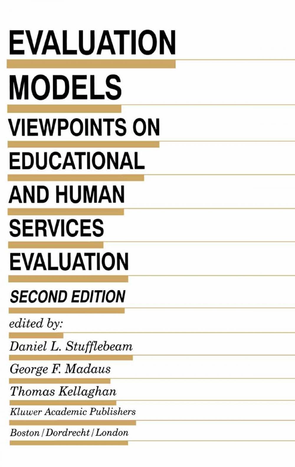 Big bigCover of Evaluation Models