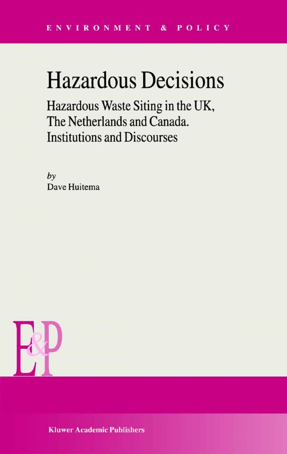 Big bigCover of Hazardous Decisions