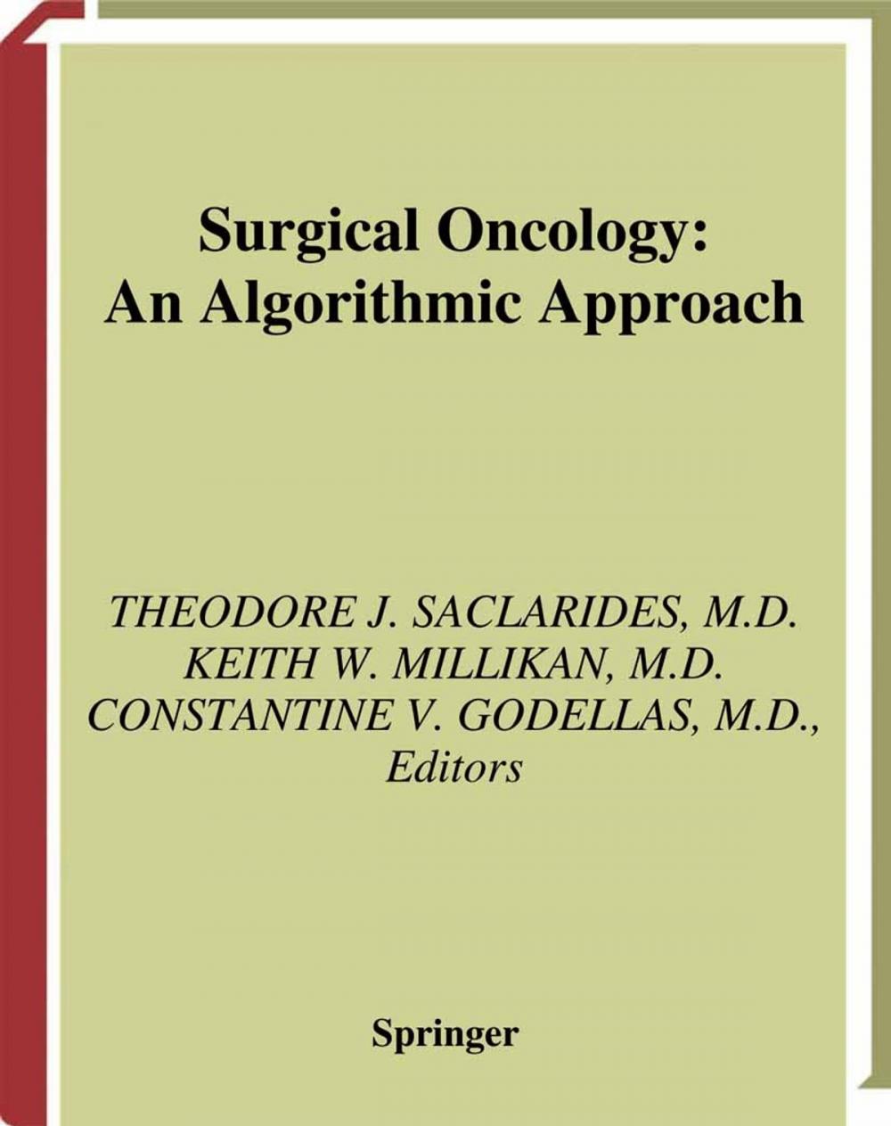 Big bigCover of Surgical Oncology