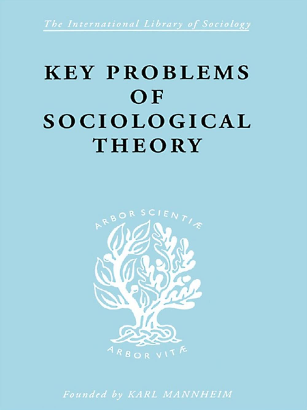 Big bigCover of Key Problems of Sociological Theory