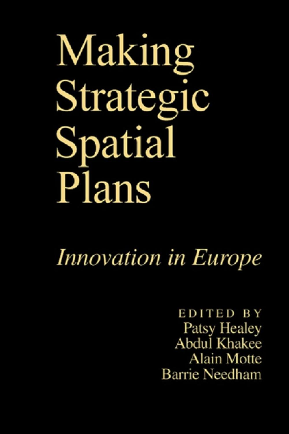 Big bigCover of Making Strategic Spatial Plans