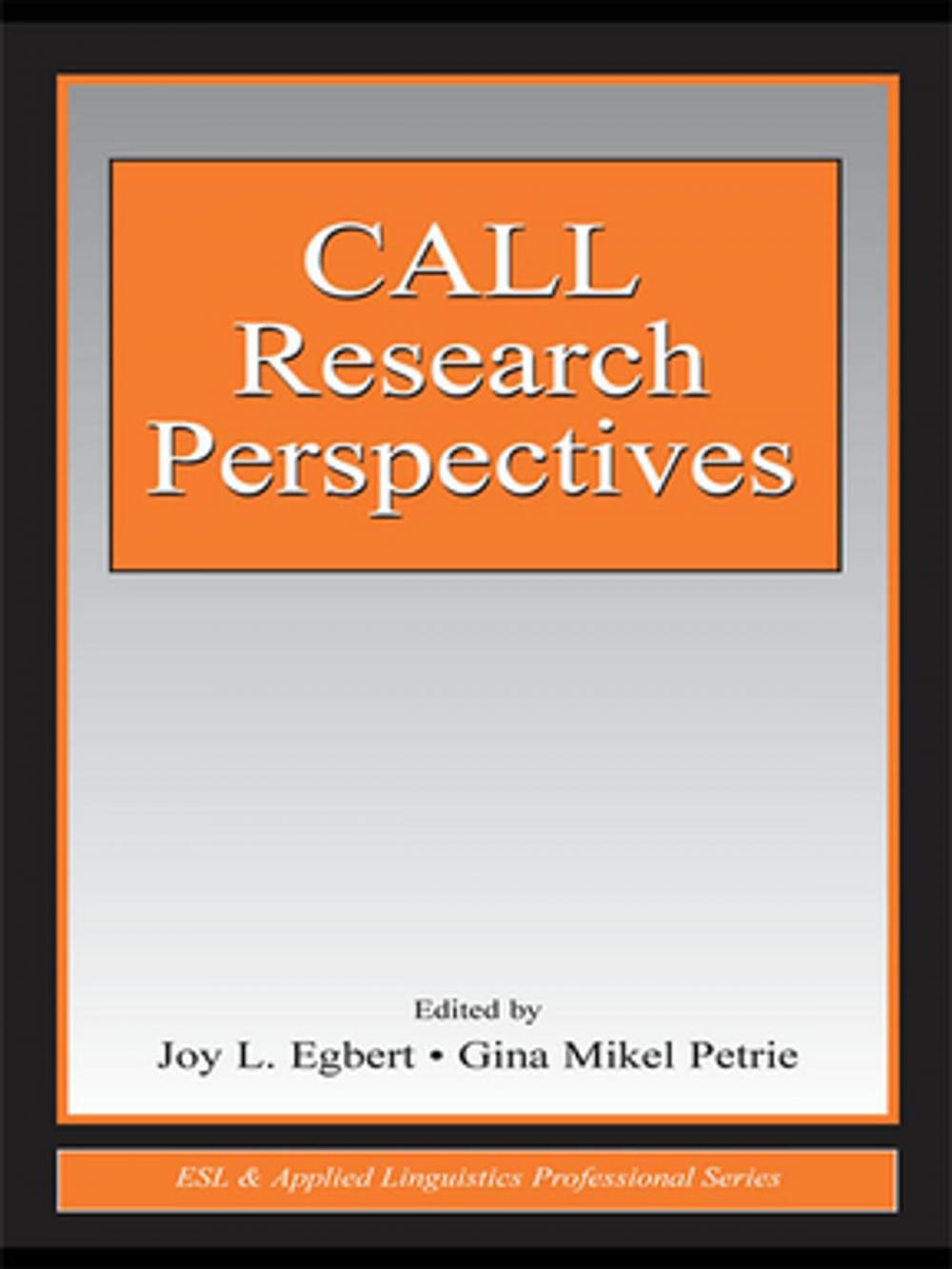 Big bigCover of CALL Research Perspectives