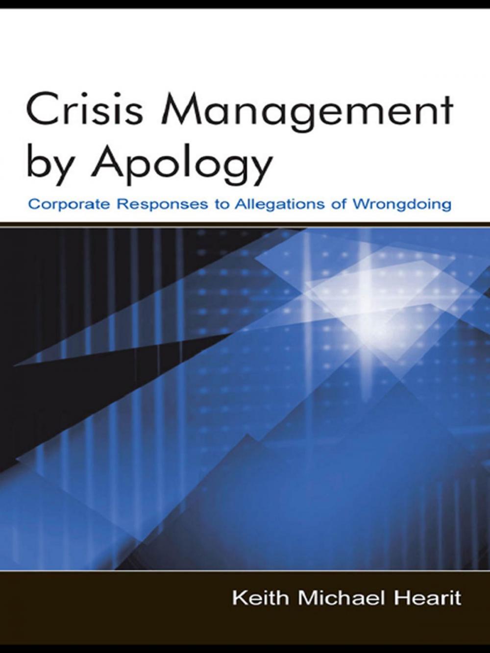 Big bigCover of Crisis Management By Apology