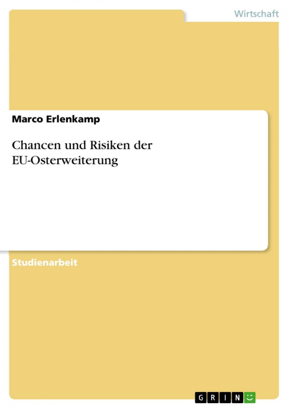 Big bigCover of Chancen und Risiken der EU-Osterweiterung