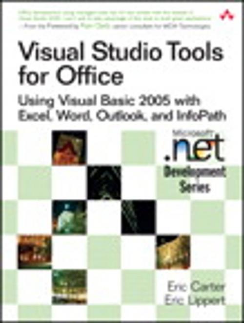 Cover of the book Visual Studio Tools for Office by Eric Carter, Eric Lippert, Pearson Education