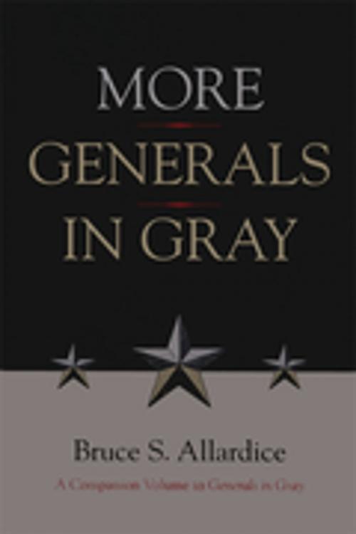 Cover of the book More Generals in Gray by Bruce S. Allardice, LSU Press