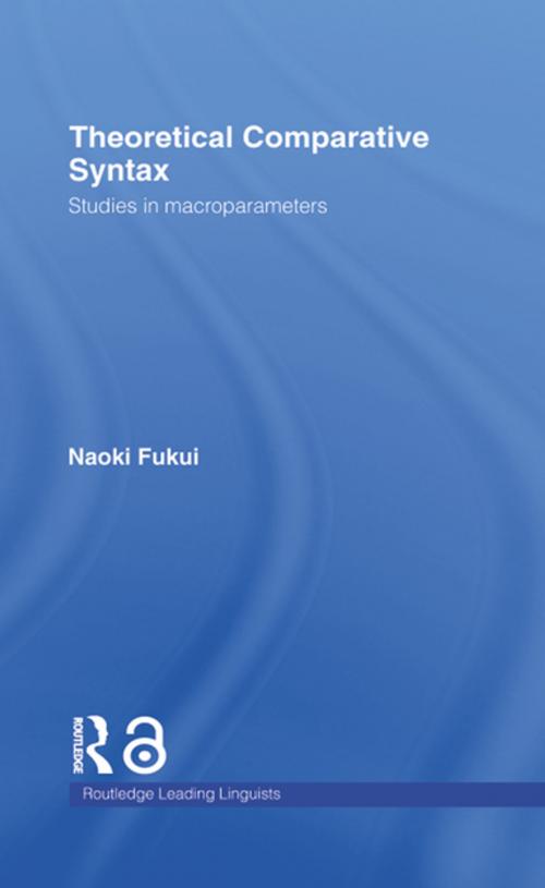 Cover of the book Theoretical Comparative Syntax by Naoki Fukui, Taylor and Francis