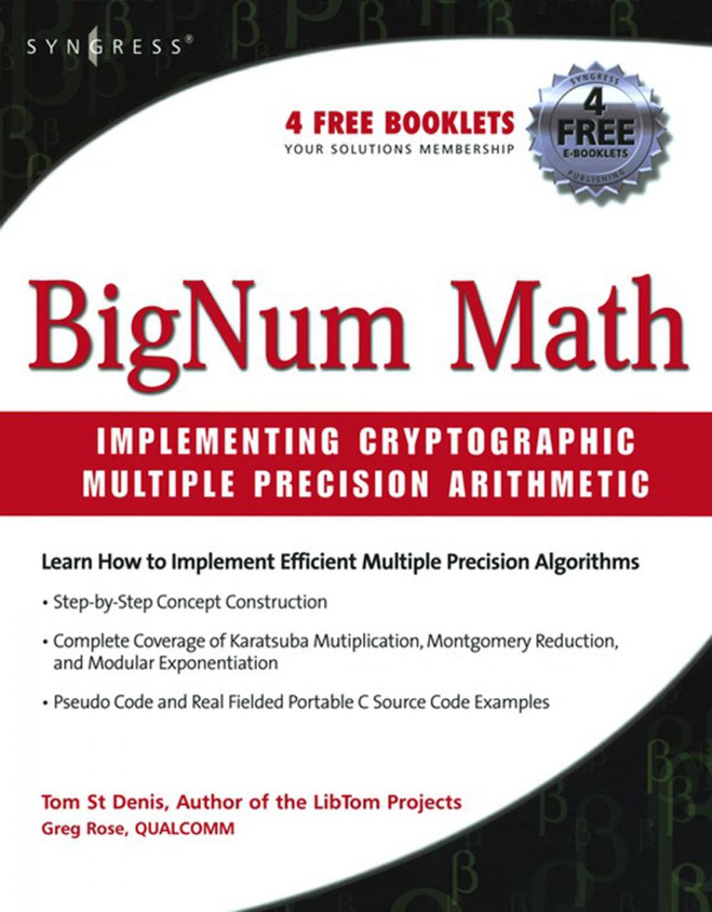 Big bigCover of BigNum Math: Implementing Cryptographic Multiple Precision Arithmetic