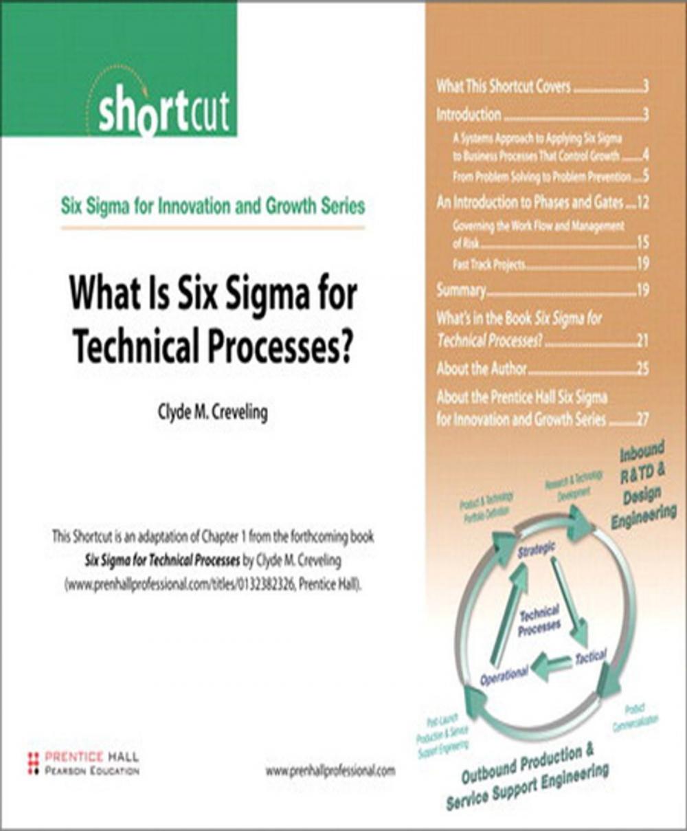 Big bigCover of What Is Six Sigma for Technical Processes? (Digital Short Cut)