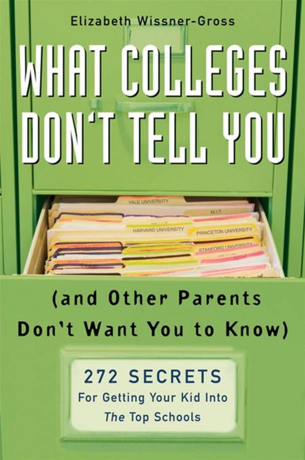 Big bigCover of What Colleges Don't Tell You (And Other Parents Don't Want You to Know)