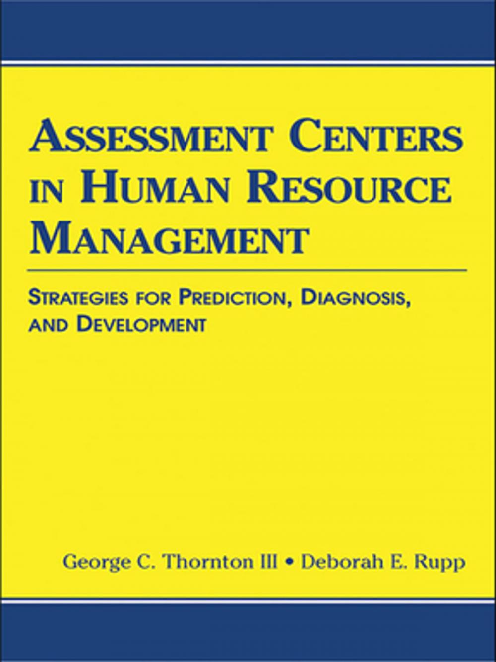 Big bigCover of Assessment Centers in Human Resource Management