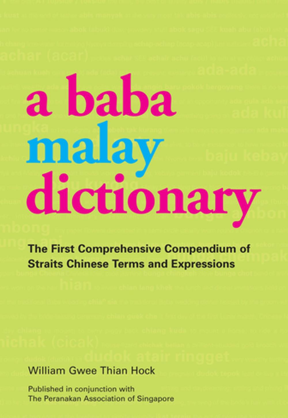 Big bigCover of Baba Malay Dictionary