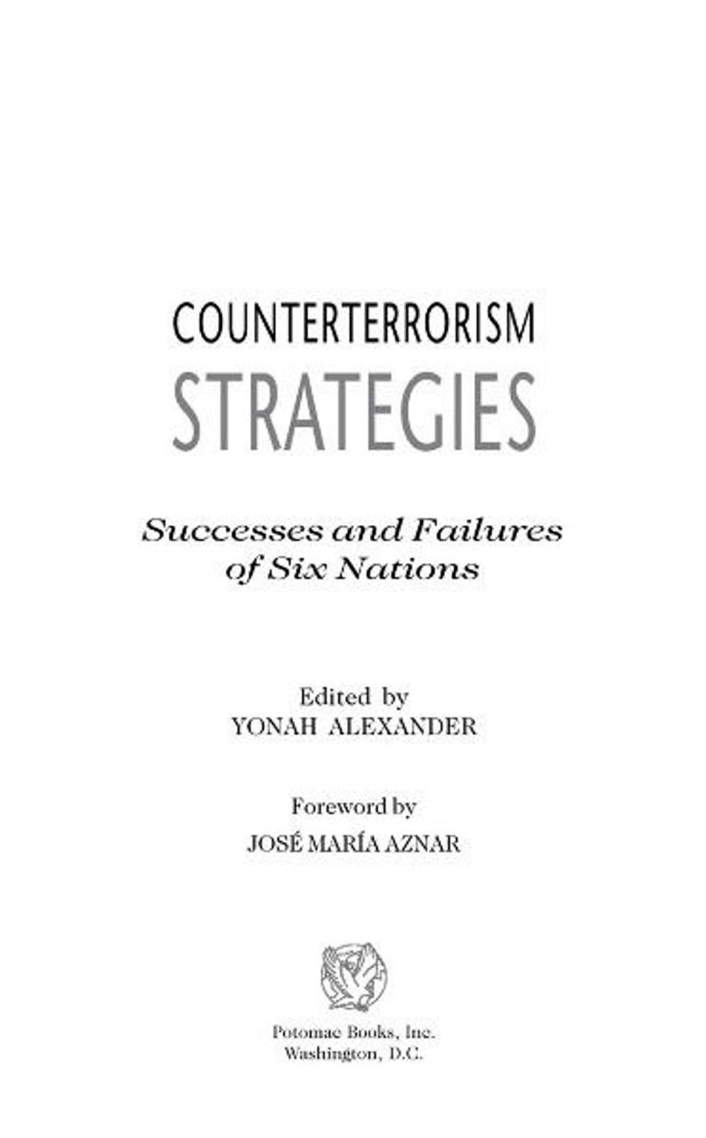 Big bigCover of Counterterrorism Strategies