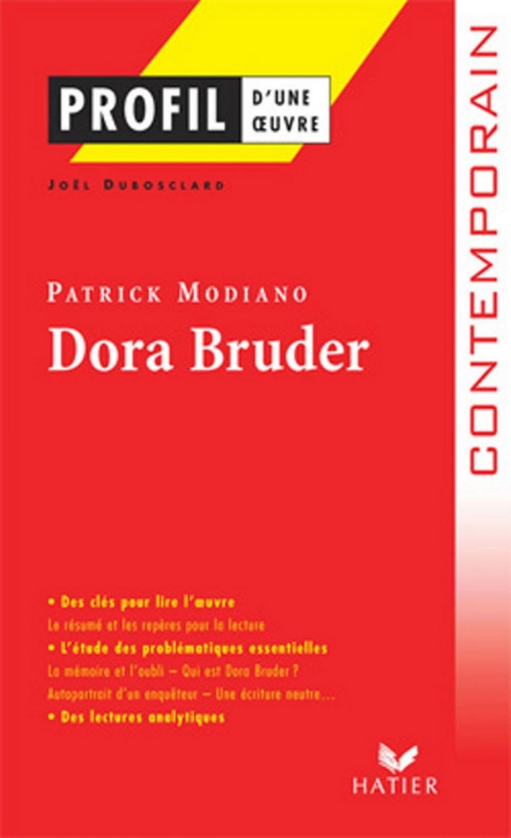 Big bigCover of Profil - Modiano (Patrick) : Dora Bruder