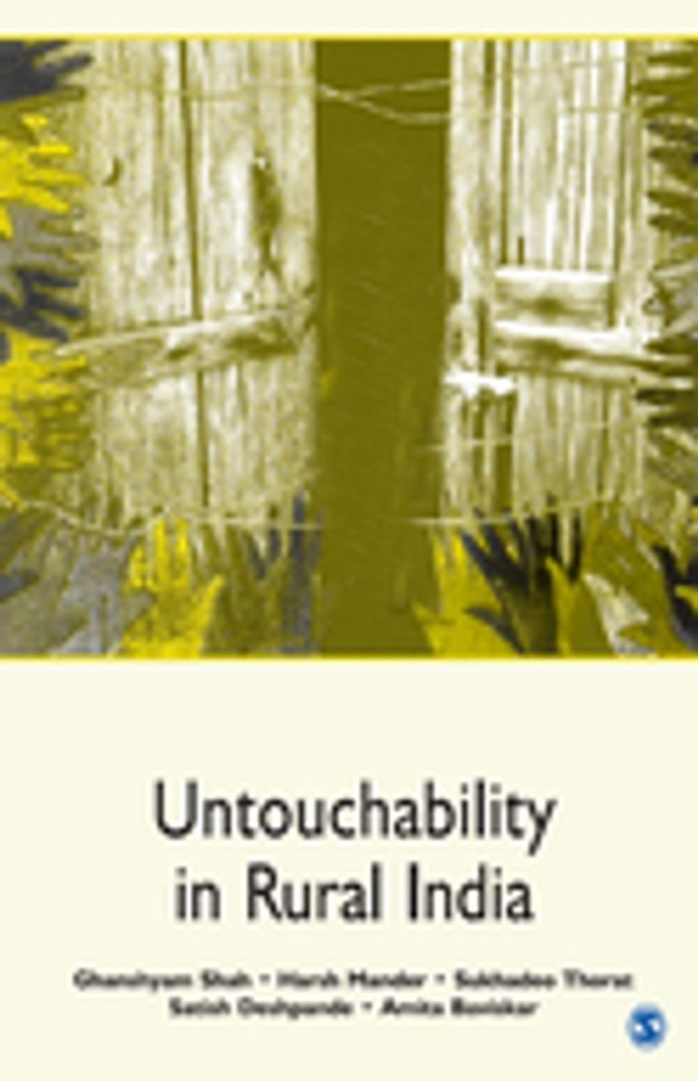 Big bigCover of Untouchability in Rural India