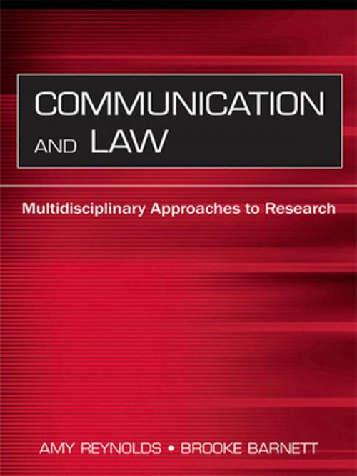 Cover of the book Communication and Law by , Taylor and Francis