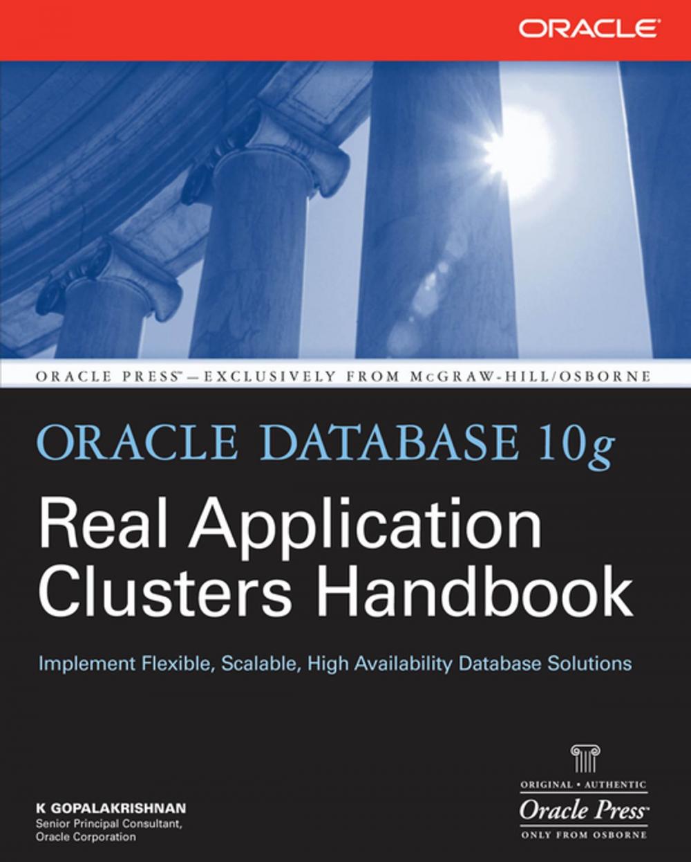 Big bigCover of Oracle Database 10g Real Application Clusters Handbook