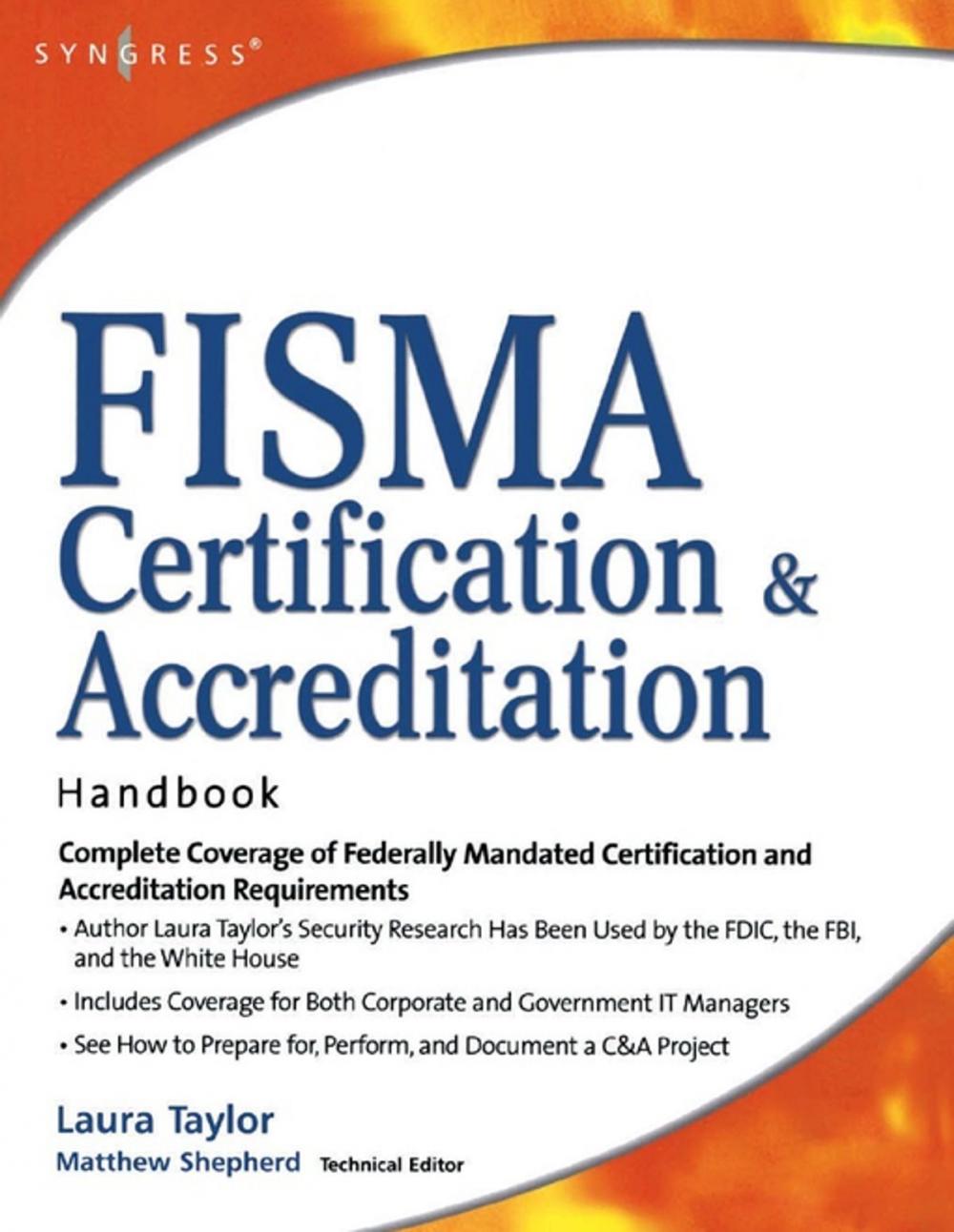 Big bigCover of FISMA Certification and Accreditation Handbook