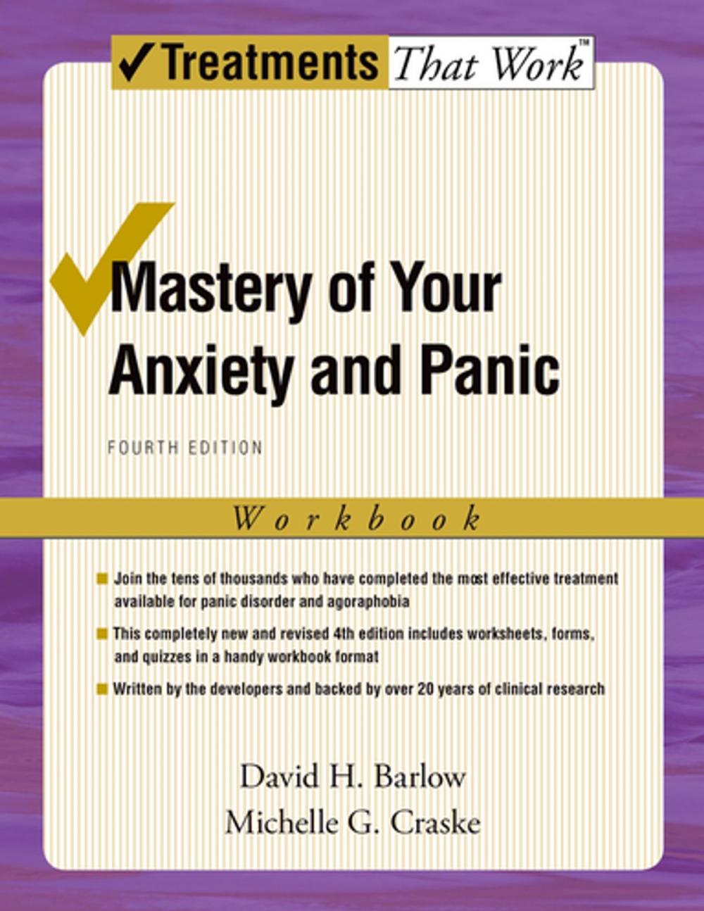 Big bigCover of Mastery of Your Anxiety and Panic
