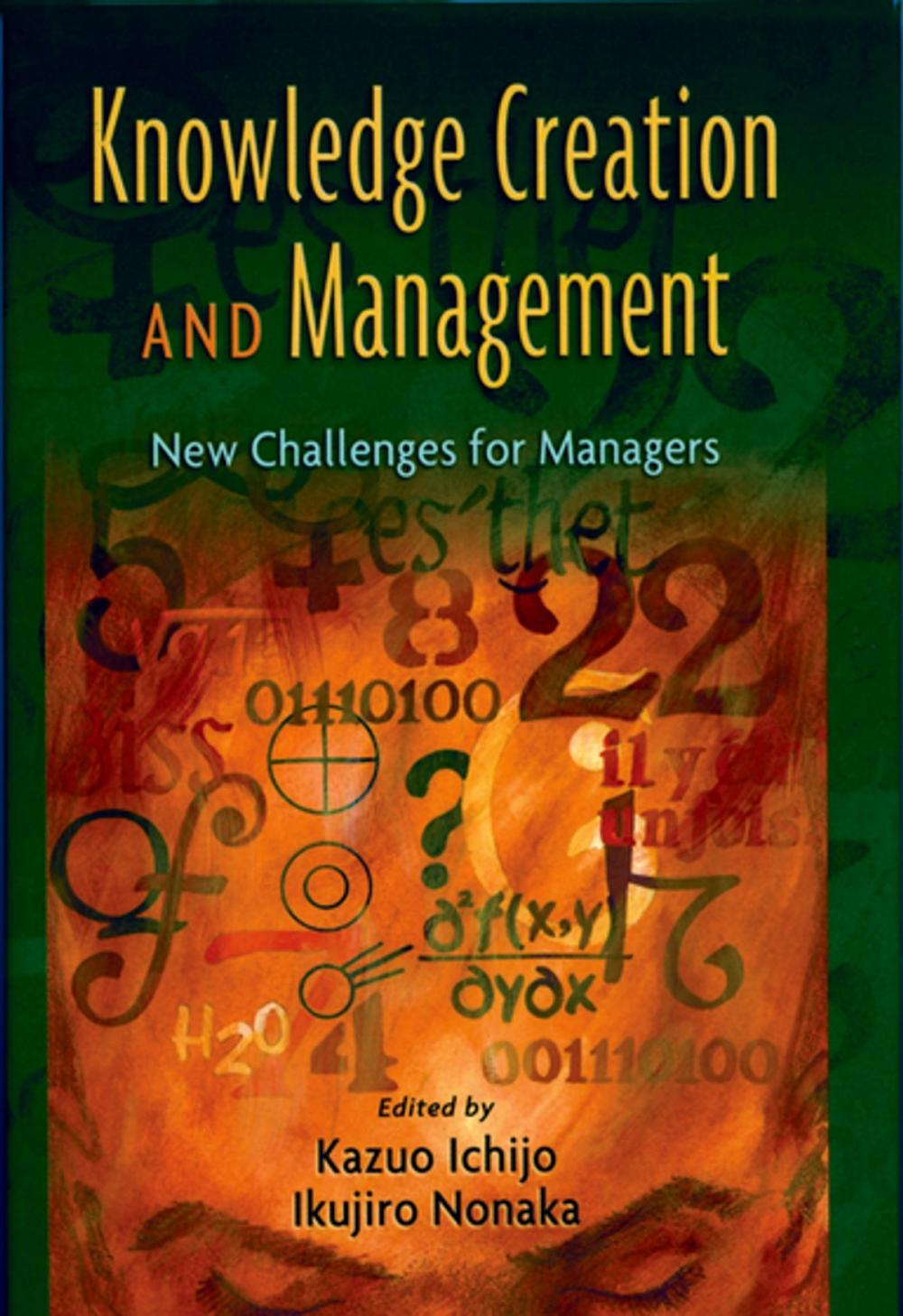 Big bigCover of Knowledge Creation and Management