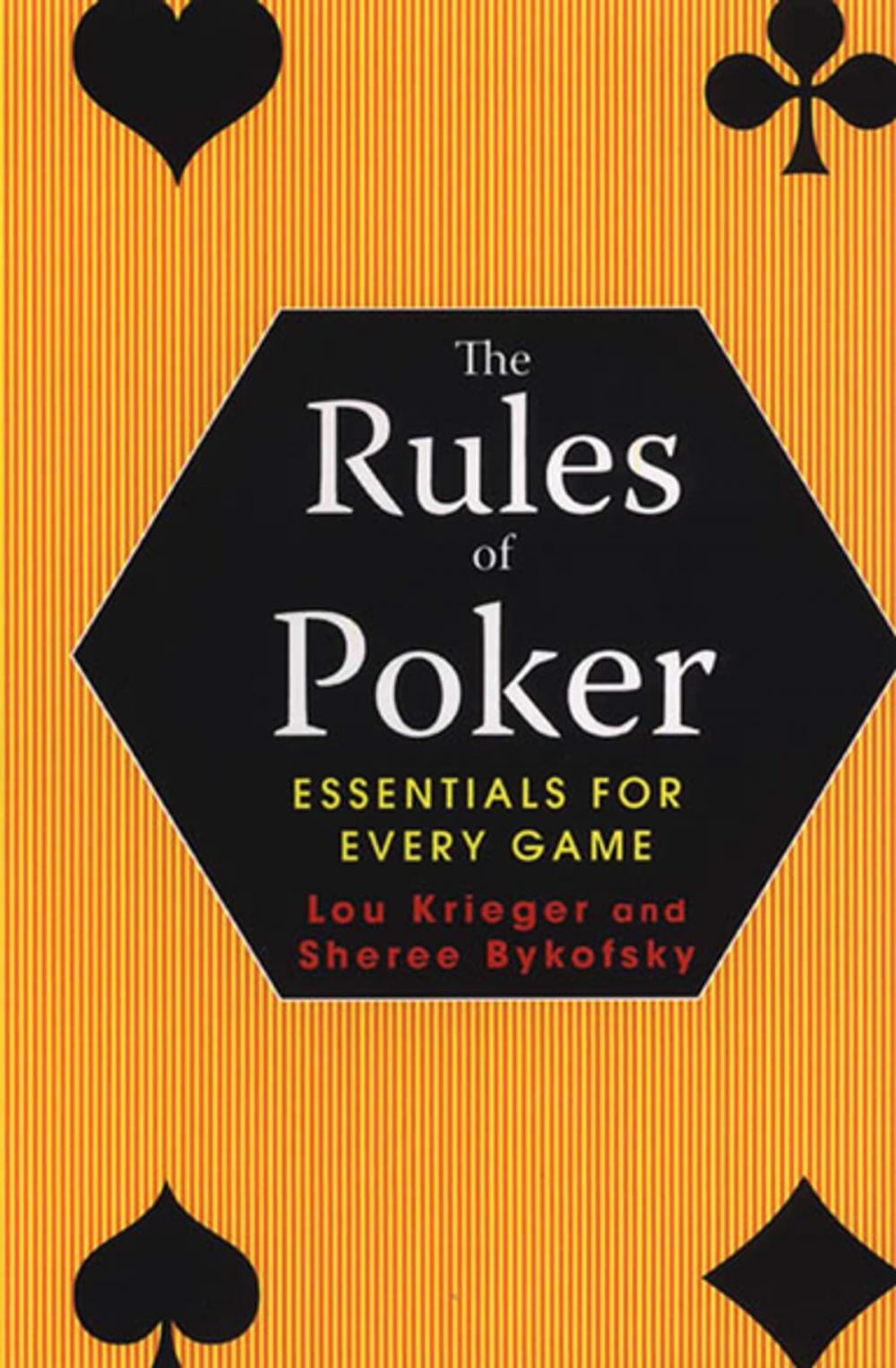 Big bigCover of Rules Of Poker: Essentials For Every Game