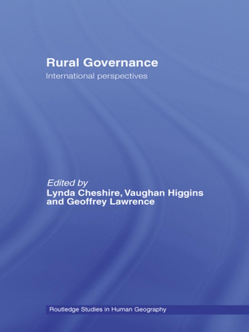 Big bigCover of Rural Governance