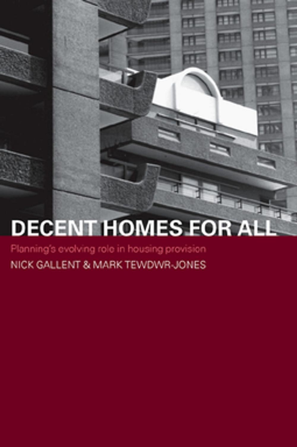 Big bigCover of Decent Homes for All