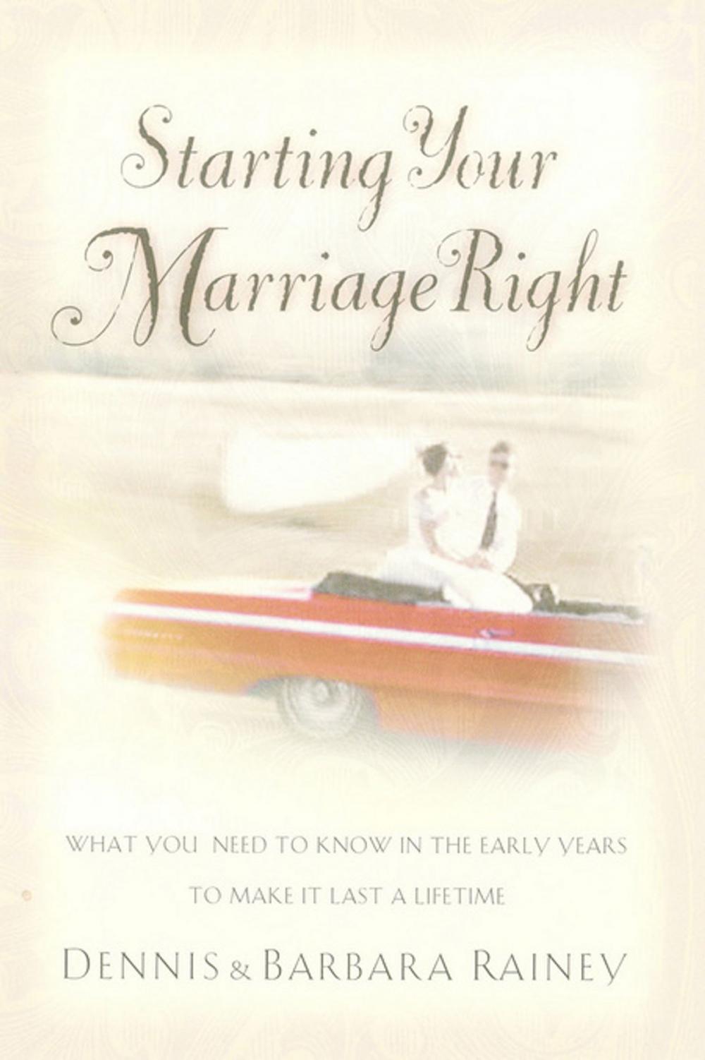 Big bigCover of Starting Your Marriage Right