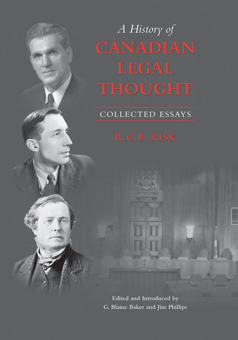 Big bigCover of A History of Canadian Legal Thought