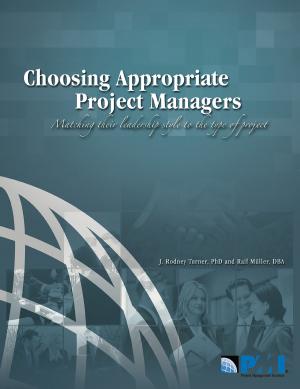 Cover of the book Choosing Appropriate Project Managers by Bopaya Bidanda, David I. Cleland, PhD